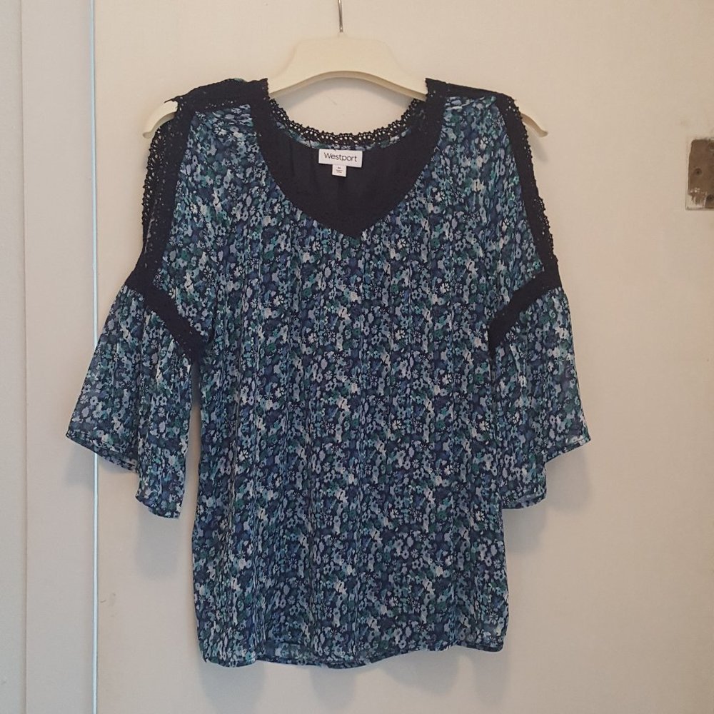 Cold shoulder Peasant shirt